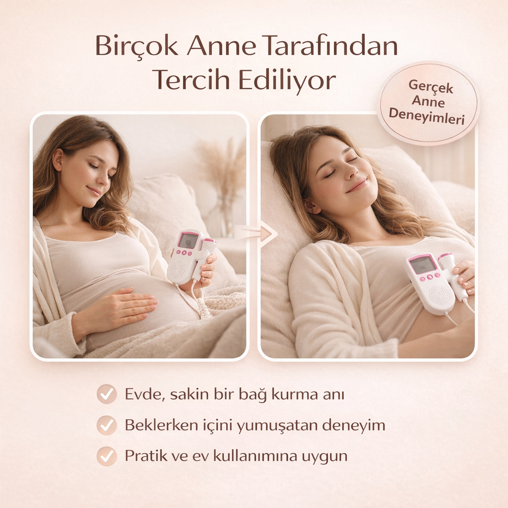 Bebeko Anne & Bebek Kalp Sesi Dinleme Cihazı